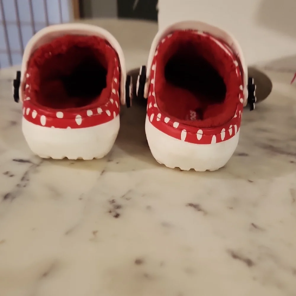 Crocos | Minnie Mouse Clogs Linned Kids Sz 11
